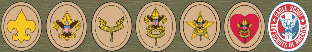 Scouts BSA rank badgees