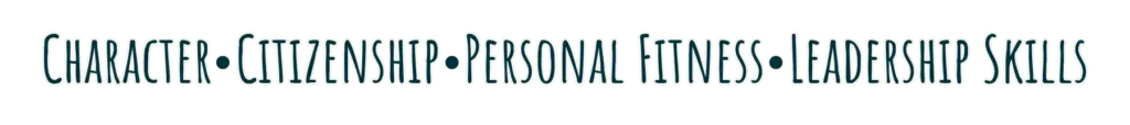 Aims of Scouting - Citizenship, Personal Fitness, Leadership, Character