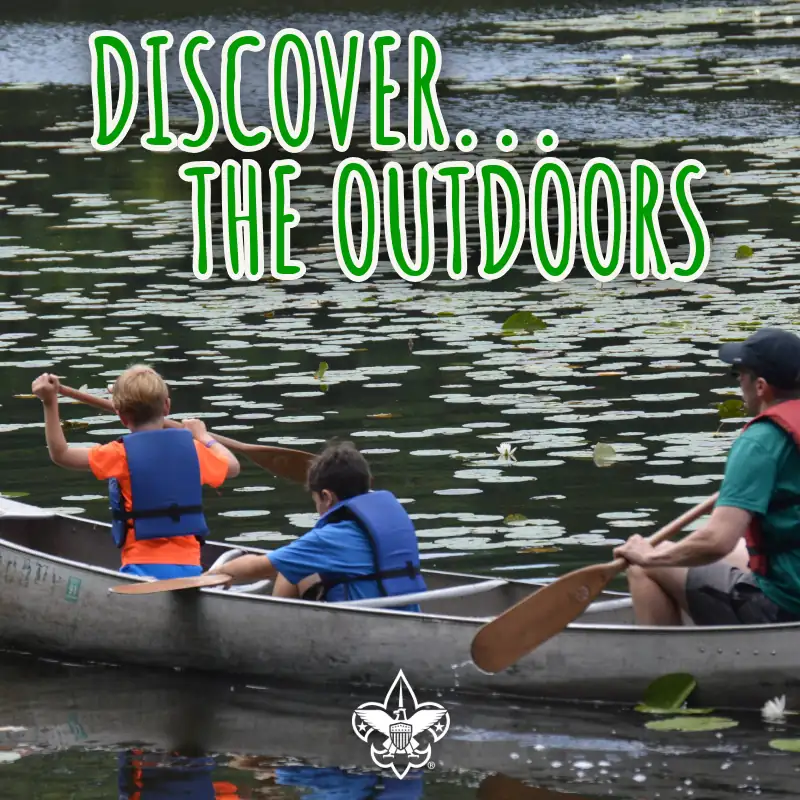 Scouting provides numerous outdoor activities for youth, including canoeing.